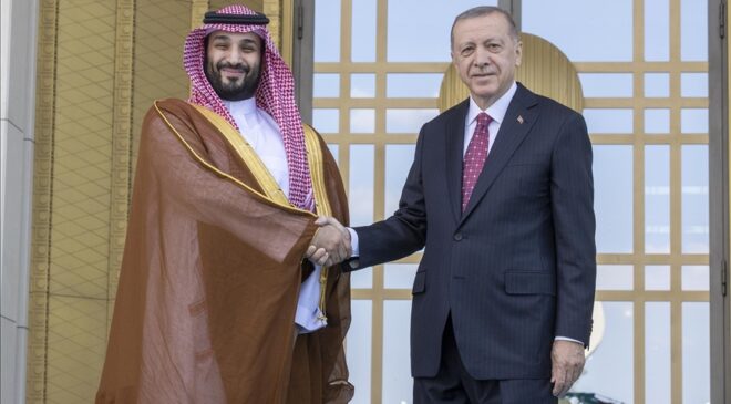 Cumhurbaşkanı Erdoğan, Suudi Prensi Selman ile görüştü