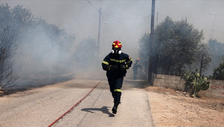 Yunanistan’da orman yangını