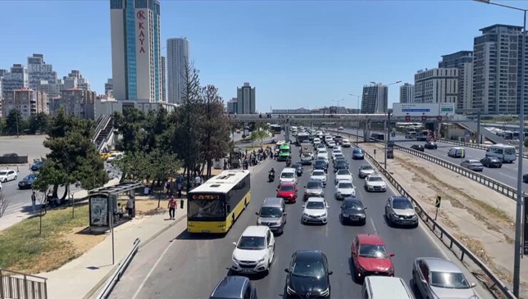 İstanbul’da bayramın ikinci gününde trafik durumu