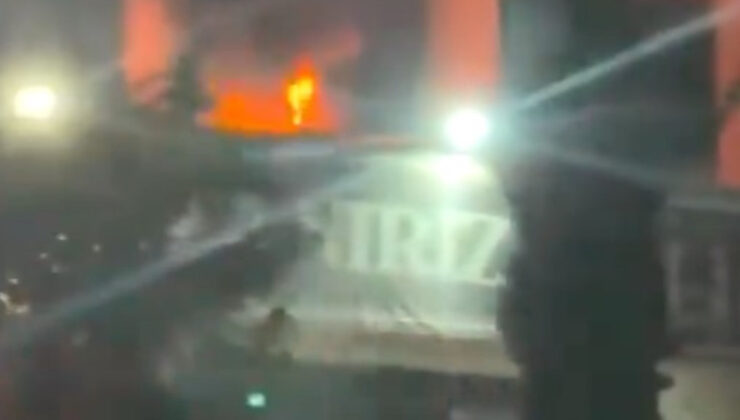 Beşiktaş Tüpraş Stadyumu’nda yangın alarmı