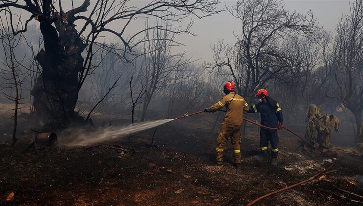 Yunanistan’da farklı noktalardaki orman yangınlarına müdahale edildi