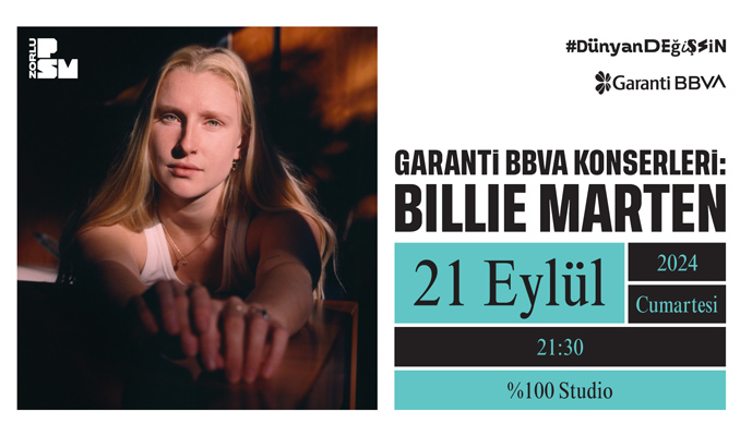 Billie Marten Garanti BBVA Konserleri kapsamında 21 Eylül’de Zorlu PSM’de!