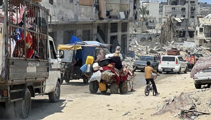 Gazze’de 1 milyon 300 bini aşkın Filistinli yerinden edildi