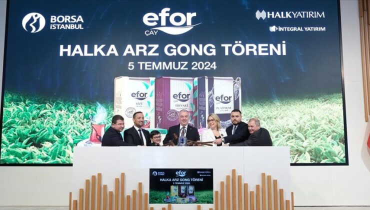 Borsa İstanbul’da gong Efor Çay için çaldı
