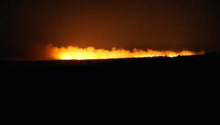 Bulgaristan – Türkiye sınırındaki yangın ürkütücü boyuta ulaştı