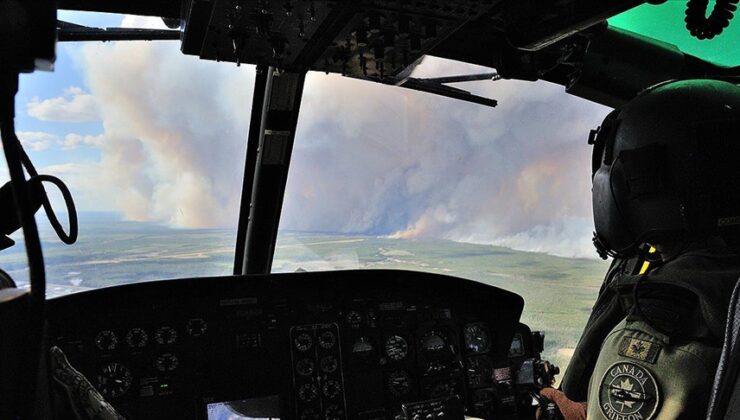 Kanada’da orman yangınları nedeniyle yaklaşık 9 bin kişi tahliye edildi