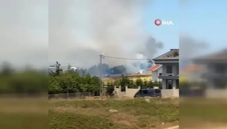 Silivri’de yangın… D-100 Edirne istikameti trafiğe kapatıldı