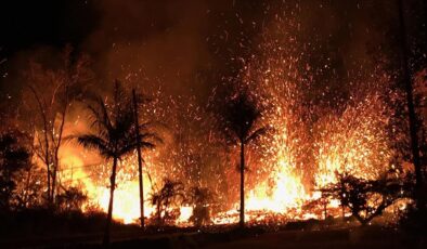 Hawaii’de orman yangınları nedeniyle 200 evin sakini tahliye edildi