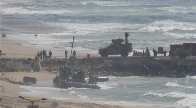 Gazze’deki yüzer iskele halen İsrail’in Aşdod Limanı’nda tutuluyor
