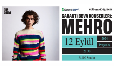 Mehro Garanti BBVA Konserleri kapsamında 12 eylül’de Zorlu PSM’de!