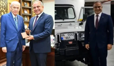 MHP lideri Bahçeli, MYK üyesi Ali Uçak’a cip hediye etti