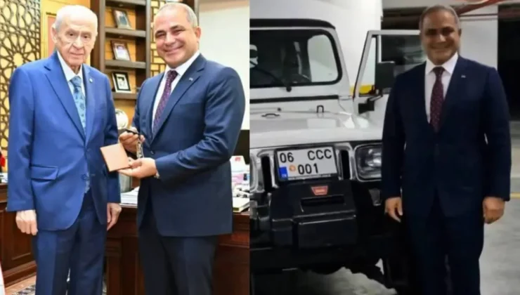 MHP lideri Bahçeli, MYK üyesi Ali Uçak’a cip hediye etti