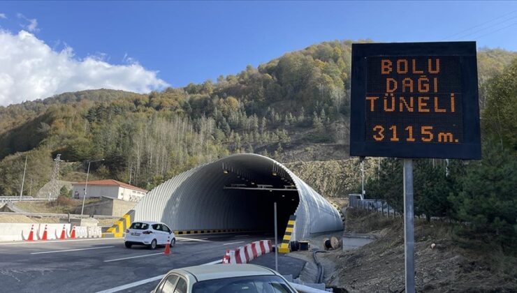 Bolu Dağı Tüneli’ndeki çalışmalar 10 gün erken bitecek