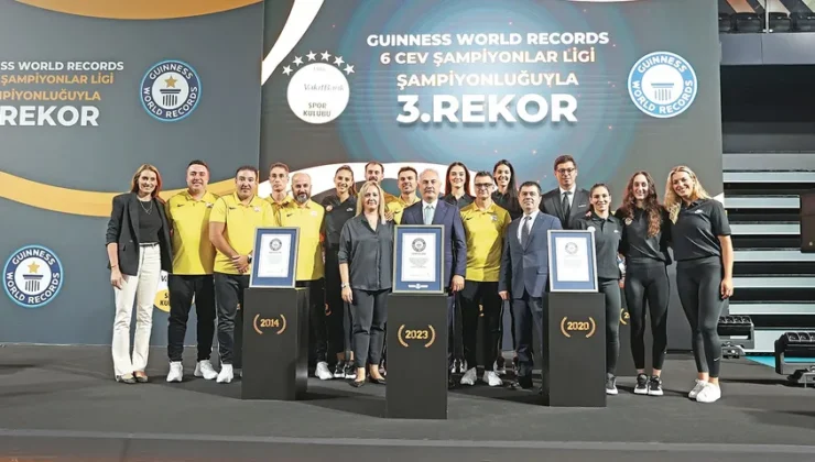 VakıfBank 3. kez Guinness Dünya Rekorları’na girdi